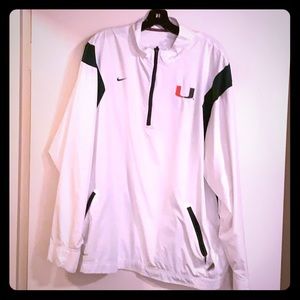 Used Miami Hurricane Windbreaker